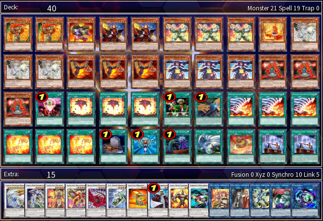 Complete Laval & Lavalval Synchro Deck Yu-Gi-Oh! 